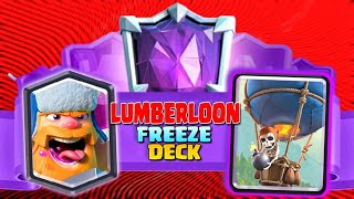 Arena 18 Lumberloon Cycle 2024 Best Clash Royale Deck Overpowered LumberLoon Freeze Control Deck [upl. by Juanita482]