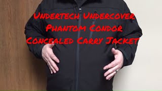 Undertech Undercover Phantom Condor Concealed Carry Jacket Review [upl. by Htebsil853]