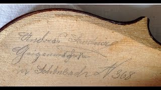 ♪♫ Fine old German Maggini violin ANDREAS SANDNER バイオリン скрипка 125 [upl. by Mccomb241]