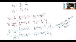 Unit 4 Part 04 Constructing Symmetric and antisymmetric wave function for two identical bosons and [upl. by Kentigerma36]