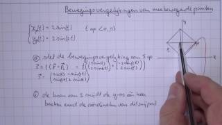 VWO5wisB11H1212 Bewegingsvergelijkingen van meebewegende punten [upl. by Nazay]