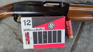 Sellier amp Bellot 12ga 2 34quot 15 Pellet 00 buck Pattern Test W Remington 1187 amp Stock Full Choke [upl. by Lunt]