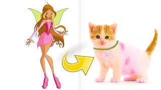 Flora as Kitten Winx Club [upl. by Noman]