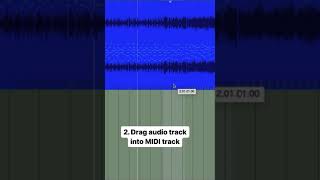 Convert Audio to MIDI Using MelodyneAudio MIDI [upl. by Smaj994]