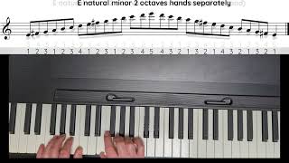 ABRSM grade 2 piano scales part 2 hands separately scales for the 20232024 syllabus [upl. by Namolos]