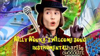 burtonland Instrumental willy wonka welcome song [upl. by Johnna]