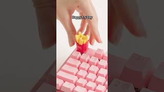 Happy Fryday 🍟🍟🍟 shorts craft 3dprinting diy keyboard [upl. by Kan]