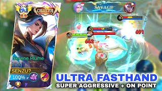 LING ULTRA FASTHAND  SAVAGE  SUPER AGGRESSIVE  ON POINT GAMEPLAY Ling Mobile Legends [upl. by Notfilc813]