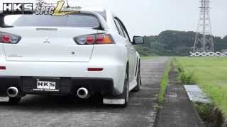 MITSUBISHI LANCER EVOLUTION X CZ4A HKS Hipower SpecL [upl. by Yentiw]