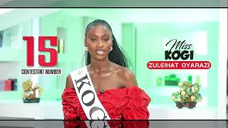 Miss Universe Nigeria 2024  Meet Miss Kogi Zuleihat Oyarazi [upl. by Anaihs868]