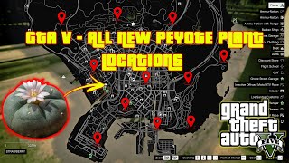 GTA V  All New Peyote Plant Locations in Story mode XBOX PC PS4 PS5 [upl. by Auj470]