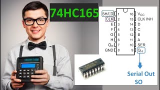 74HC165 Shift Register Parallel in Serial Out [upl. by Nivra311]