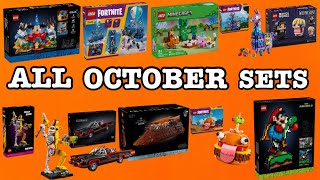 EVERY LEGO SET COMING OUT OCTOBER [upl. by Ojiram]