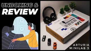 Arturia MiniLab 3 Unboxing amp Review – The Perfect MIDI Controller for Creators  Blinding Lights [upl. by Suellen415]