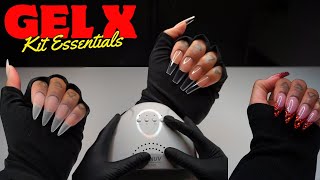 Gel X Nails Starter Kit Essentials  Beginner Friendly [upl. by Euqinommod]