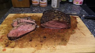 Picanha Reverse Seared Weber Kettle [upl. by Pren669]