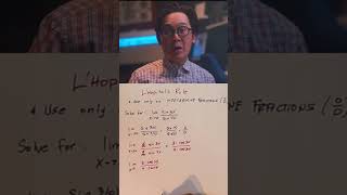 How to Use LHopitals Rule for Indeterminate Limits  Math in a Minute [upl. by Ahtiuqal]