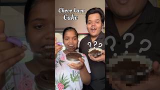 My Sister Vs Me  Who will make the best choco lava cake shorts [upl. by Zinah277]