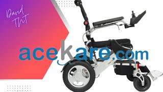 Fauteuil électrique pliant une marque à la hauteurACEKARE [upl. by Einavoj]