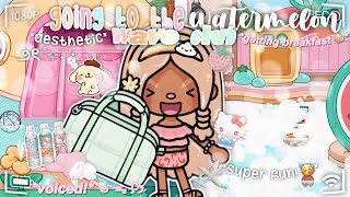 going to the WATERMELON WAVE CLUB 🍉🌊💘 ☆⋆｡  VOICED ⭐️📢  purelyliaa [upl. by Alburg]