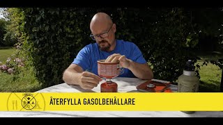 Återfylla gasolbehållare [upl. by Notlit]