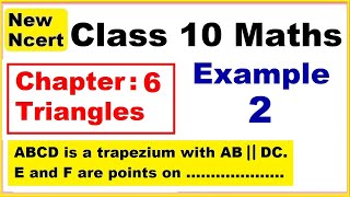 Class 10 Maths  Chapter 6  Example 2  Triangles  NEW NCERT  Ranveer Maths 10 [upl. by Lurlene]