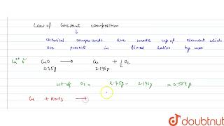 275 g of cupric oxide was reduced by heating in a current of hydrogen and the weight of copper [upl. by Tavie]