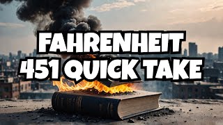 Fahrenheit 451 A Dystopian Masterpiece in 60 Seconds [upl. by Westerfield]