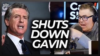 This Is Why Gavin Newsom Regrets Letting Adam Carolla Interview Him [upl. by Kasper]