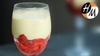 ZABAGLIONE REZEPT zum VALENTINSTAG schnell und einfach  Zabaione Creme selber machen  HM 37 [upl. by Isiad]