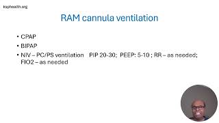 Non Invasive Respiratory Support Adults and children [upl. by Zurciram]