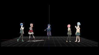 MMD Kiss The Villain mirrored dance practice ver  MORE MORE JUMP [upl. by Mulcahy880]