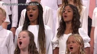 Childrens Choir at the October General Conference 2024 [upl. by Esereht]