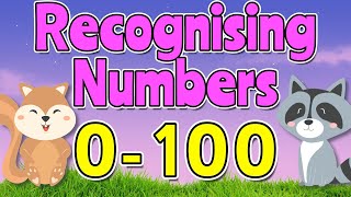 Recognising RANDOM Numbers 0100 😊 Learn to Read amp Write Numbers to 100  Miss Ellis 💜 [upl. by Yarahs]