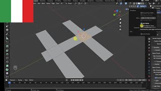 Come creare automaticamente vertici e spigoli nelle intersezioni tra le mesh in Blender  Tutorial [upl. by Ellohcin]