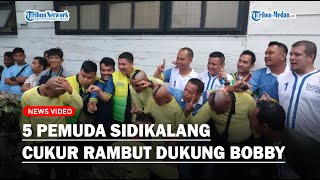 5 Pemuda Asal Sidikalang Rela Cukur Rambut Bentuk Angka 1 Dalam Kampanye Bobby Nasution di Dairi [upl. by Oringa]