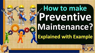 How to make Preventive Maintenance  Maintenance Checklist  Predictive  Production  with example [upl. by Nnahgem420]