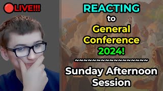 🔴 LDS Youth REACTS to Sunday Afternoon Session  October 2024 General Conference [upl. by Sanferd]