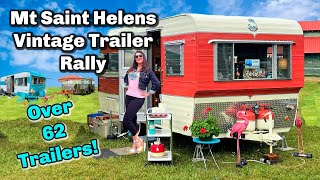 Explore A Vintage Trailer Rally Mt Saint Helens Full Tour Classic Campers RVs and Caravans [upl. by Loux]