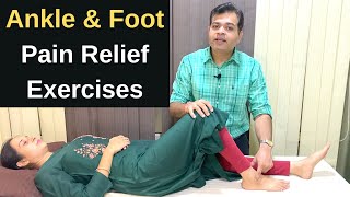 Foot and Ankle Stability Exercises Ankle Pain Relief Exercises Heel Pain Treatment Foot Pain [upl. by Schonthal337]