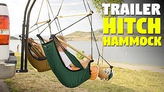 Trailer Hitch Hammock  Hammaka Hammock Chair Set [upl. by Ardnahc13]