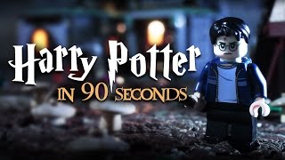 Harry Potter In 90 Seconds LEGO StopMotion [upl. by Lesnah]