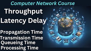 What is throughput and latency  Difference between Propagation Transmission Queueing Processing [upl. by Margherita]