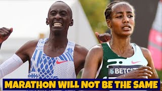 Kelvin Kiptum Sifan Hassan amp Tigist Assefa Changed Marathon Forever  Track And Field 2023 [upl. by Adnawat]