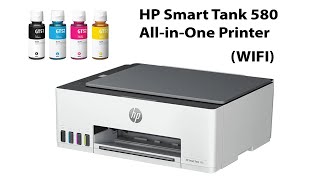 Hp smart tank 580 unboxing [upl. by Sinnaoi595]