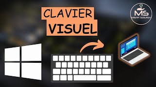 Afficher le clavier visuel sur Windows 101178 [upl. by Atinas620]