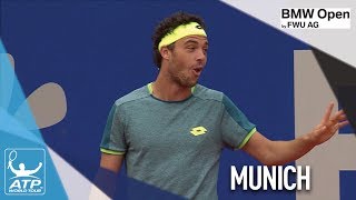 Cecchinato Converts On Match Point To Oust Fognini [upl. by Wachtel271]