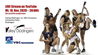 NLA Volleyball TS Volley Düdingen  VBC Cheseaux [upl. by Anitnatsnoc]