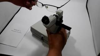 Manual Lensmeter lensometer Focimeter Optometry Machine [upl. by Florenza]