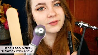 Head amp Neck Assessment Lots of Palpation Sensory Tests Eye amp Ear Exam 🩺 ASMR Medical RP [upl. by Enirehtak339]